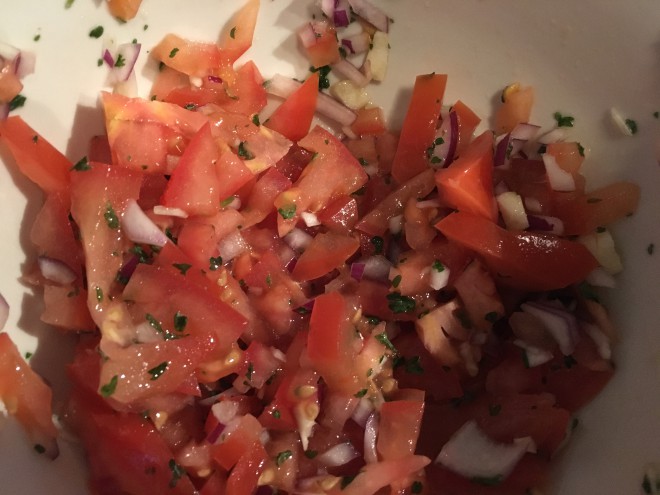 Tomaten-Petersilien-Salat Rezept zuckerfrei