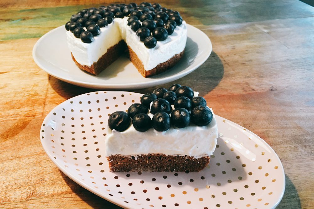 Low Carb Blueberry Torte